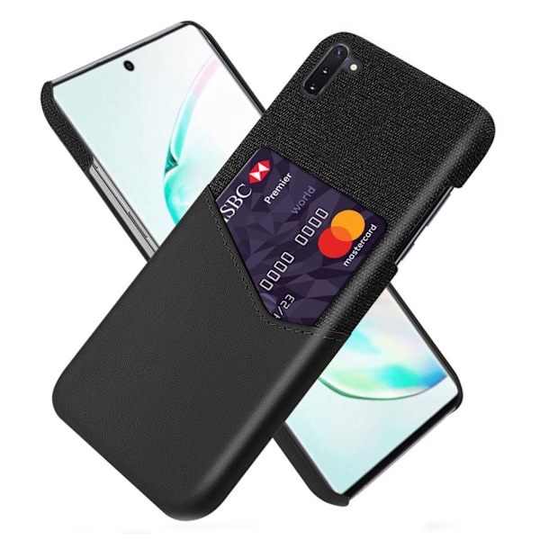 Bofink Samsung Galaxy Note 10 Kortdeksel - Svart Black