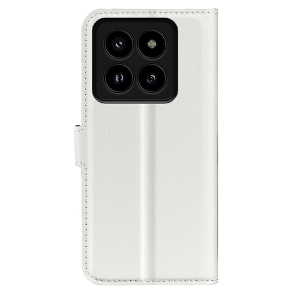 Klassisk Xiaomi 14 Pro flip etui - Hvid White