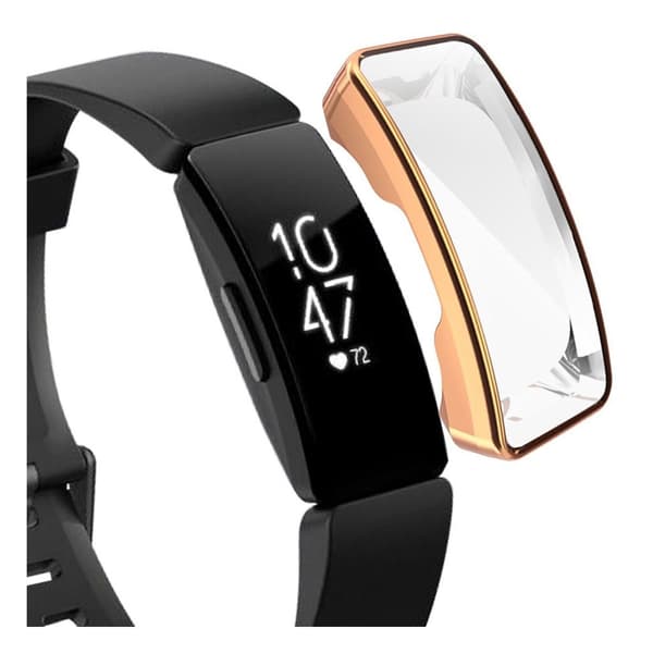 Fitbit Inspire / Inspire HR galvanointikotelo - Kulta Gold