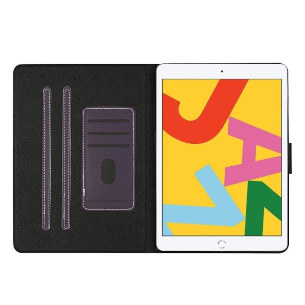 Auto Wake Sleep Stand Smart Leather Tablet Cover iPad 10.2 (2021 Purple