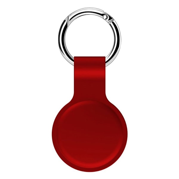 AirTags silikonikotelo avaimenperällä - Punainen Red