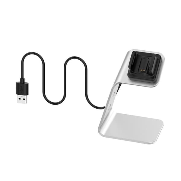Fitbit Charge 4 ladestasjon - Sølv Silver grey