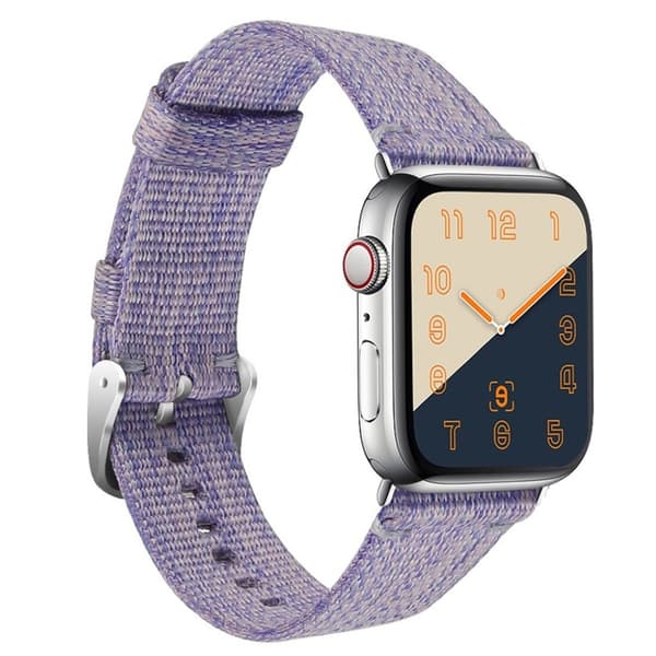 Apple Watch Series 4 44mm klockband av nylon - Lila Lila