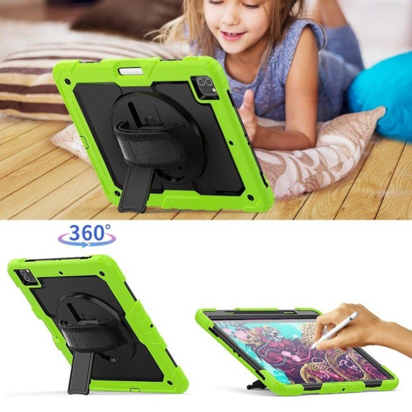 iPad Pro 12.9 inch (2020) / (2018) 360 swivel combo case - Yello Green