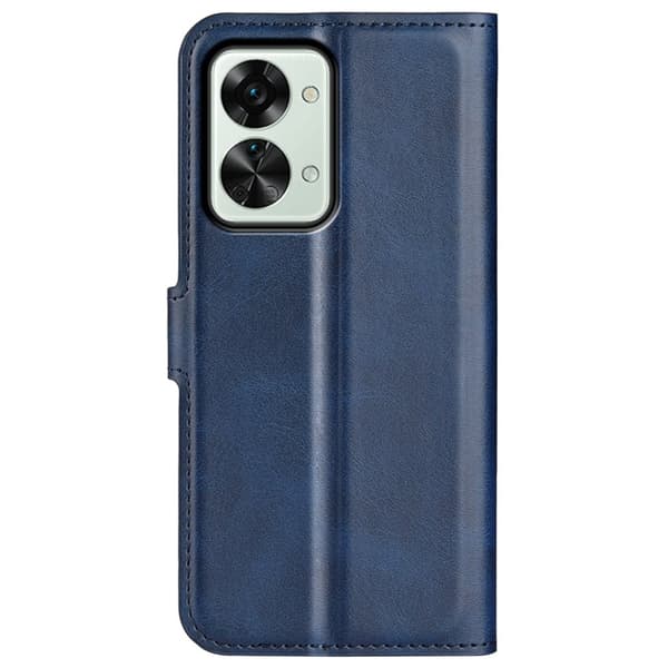 OnePlus Nord 2T nahkainen lompakokkotelo - Sininen Blue
