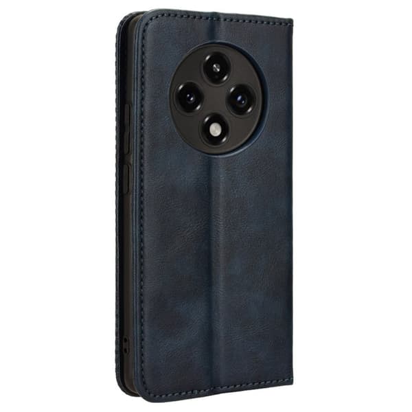 Bofink Vintage Oppo A3 Pro lærveske - Blå Blue