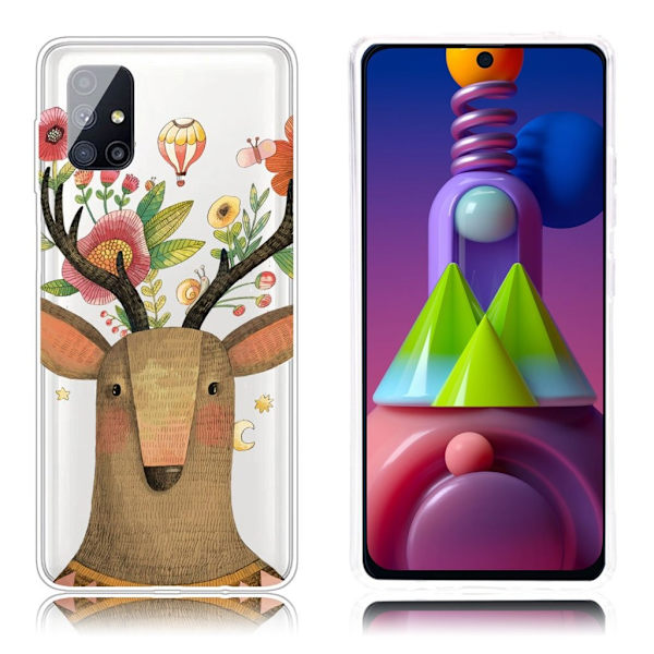Deco Samsung Galaxy M51 Etui - Elg Brown