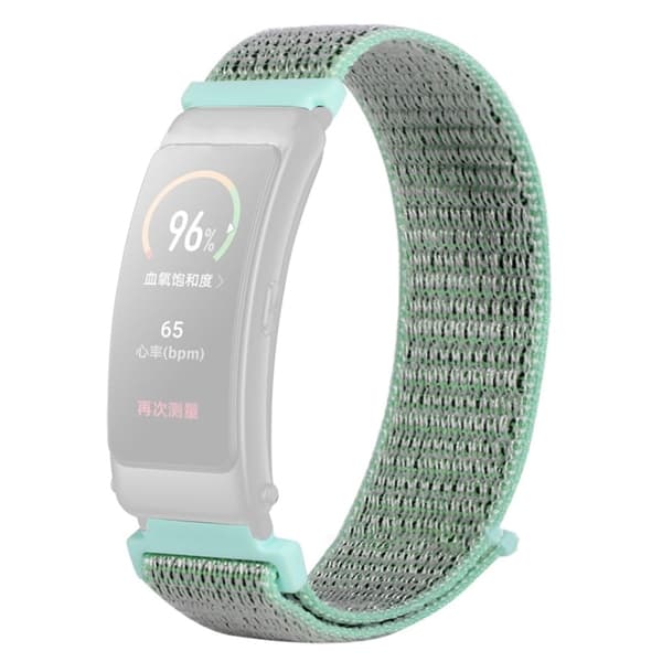 Huawei Band 6 / 3 nylon urrem - Lysegrøn Green