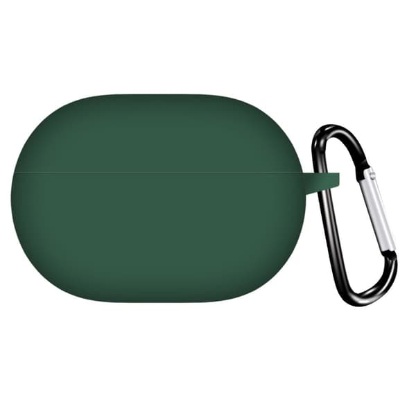 Huawei FreeBuds Pro 2 silikoneetui med spænde - Sortliggrøn Green