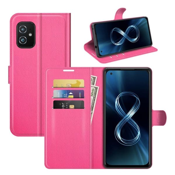 Classic ASUS Zenfone 8 Flippetui - Rose Pink
