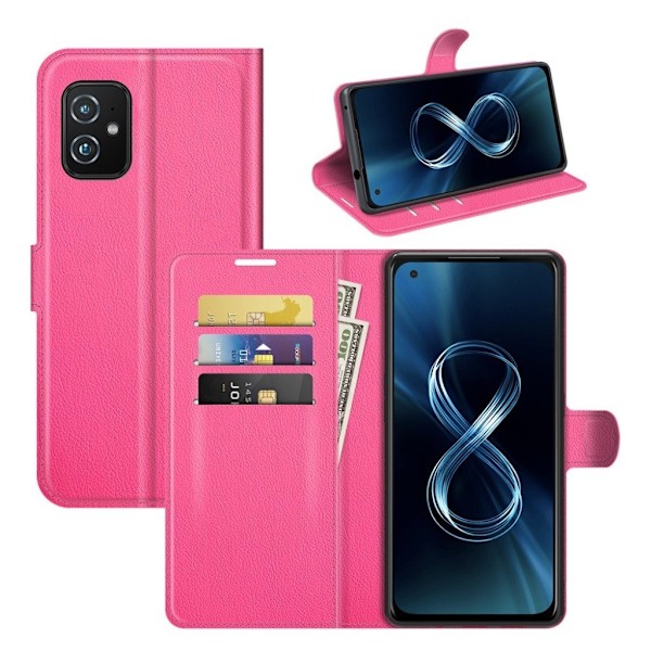 Classic Asus Zenfone 8 fodral - Rosa Rosa