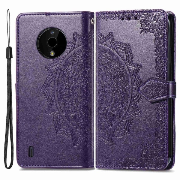 Mandala Nokia C200 Flip Etui - Lilla Purple