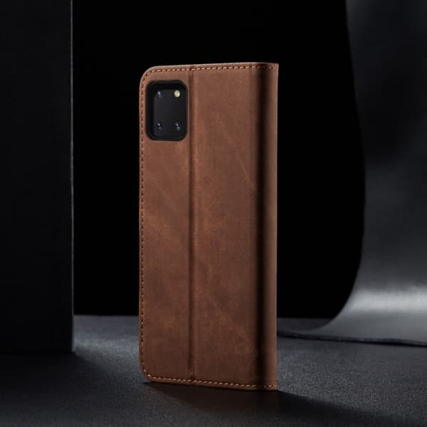 Jeans Samsung Galaxy Note 10 Lite fodral - Brun Brun