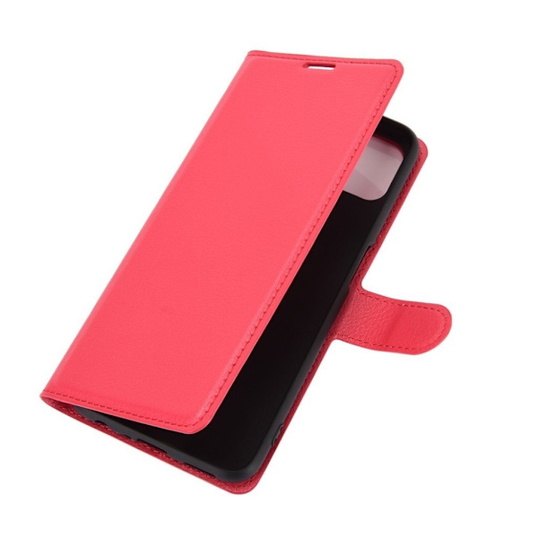 Classic Oppo A72 5G flip etui - rød Red