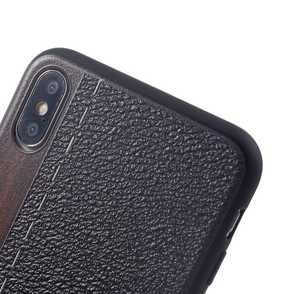 iPhone Xs Max etui med præget mønster - Splejsningsmønster Med Sting Multicolor