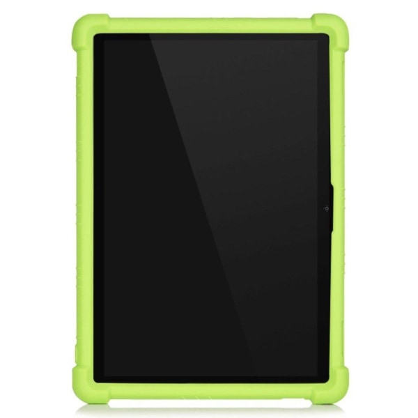 Lenovo Tab M10 FHD REL slide-out kickstand silikonfodral - Grön Grön