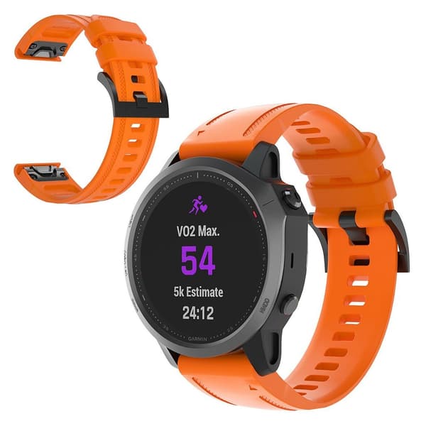 Garmin Fenix 6S silikon klockarmband - orange Orange