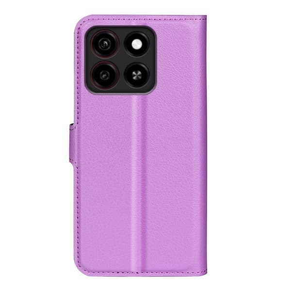 Klassisk ZTE Blade A35 flip etui - Lilla Purple