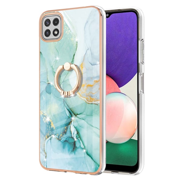 Marmormotiv Samsung Galaxy A22 5G skal - Grön Marmor Dimma Grön