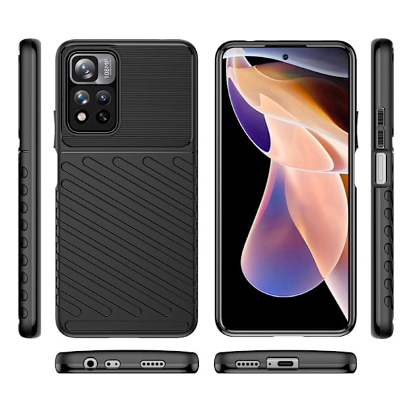 Thunder Xiaomi Redmi Note 11 Pro / Pro Plus Etui - Sort Black