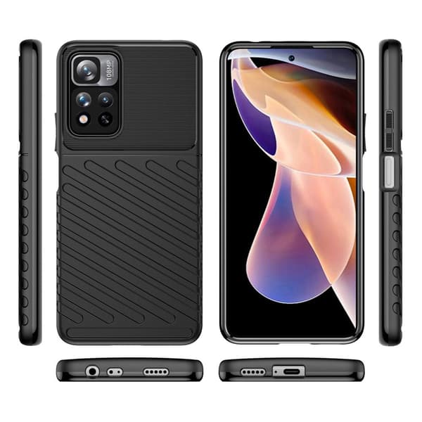 Thunder Xiaomi Redmi Note 11 Pro / Pro Plus Etui - Svart Black