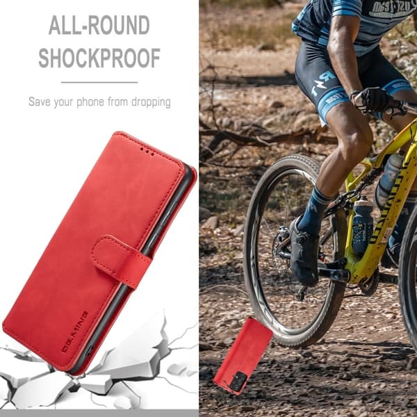 DG.Ming Samsung Galaxy A73 Retro Etui - Rød Red