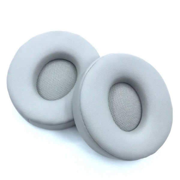 Beats Solo Pro leather cushion pad - Grey Silver grey