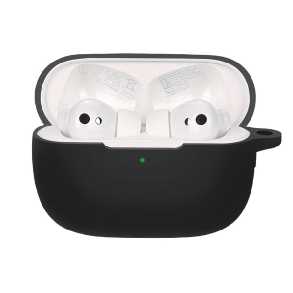 Honor Earbuds 3 Pro silicone case with buckle - Black Svart