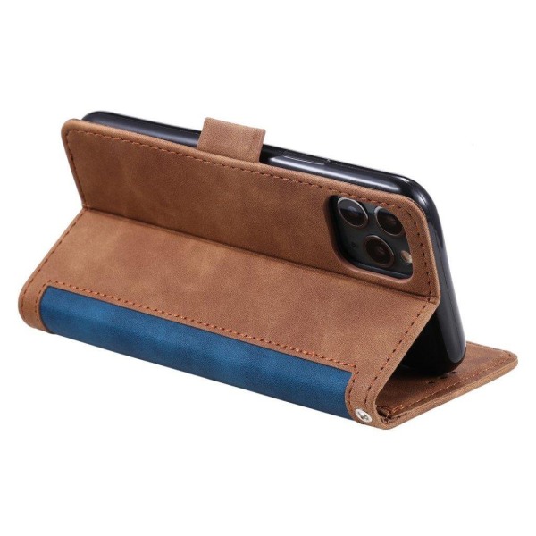 Surburbian iPhone 11 Pro læder flip etui - Blå Blue