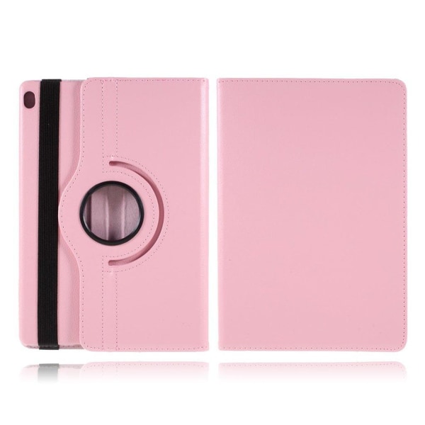 Lenovo Tab M10 360 degree rotatable leather case - Pink Pink