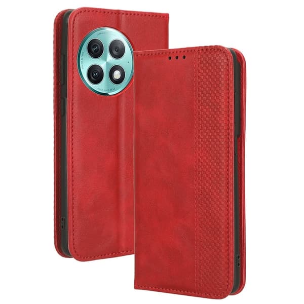 Bofink Vintage OnePlus Ace 2 Pro 5g Læder Etui - Rød Red