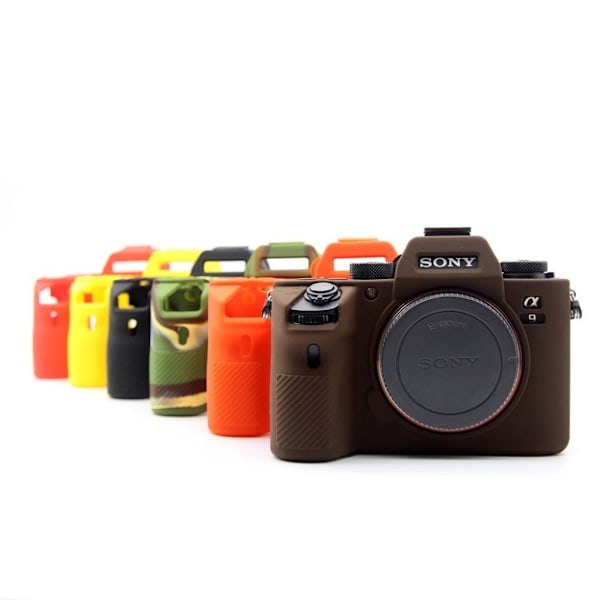 Sony Alpha A9 blødt silikone etui - Kaffe Brown