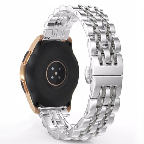 Samsung Galaxy Watch (46 mm) klockarmband med spänne i rostfritt stål - Silver Silvergrå