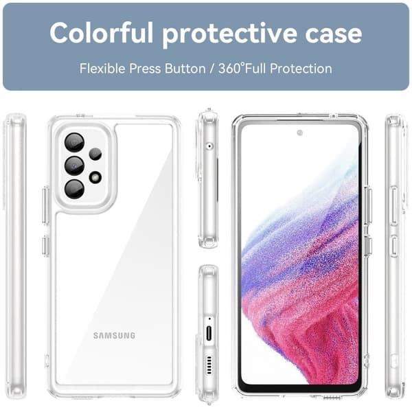 Samsung Galaxy A53 5G smart akryl cover - Transparent Transparent