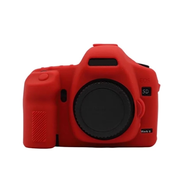 Canon EOS 5D Mark II silikondeksel - Rød Red