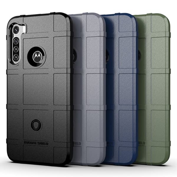 Rugged Shield Motorola One Fusion Plus kotelot - Musta Black