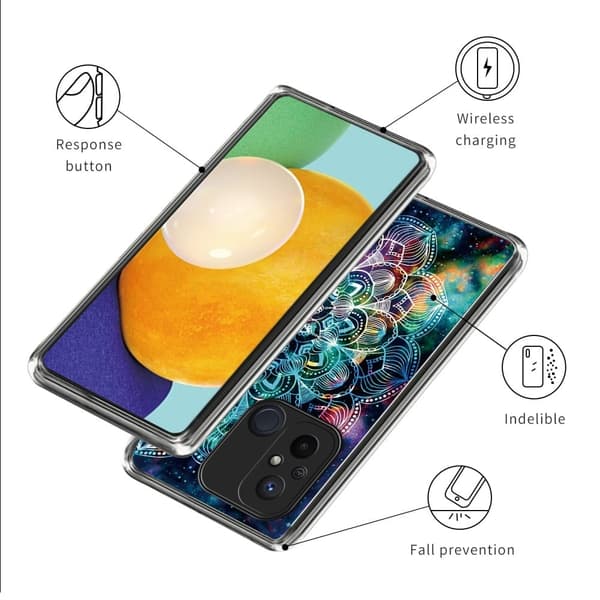 Deco Xiaomi Redmi 12C deksel - Stjernehimmel / Mandala Blue