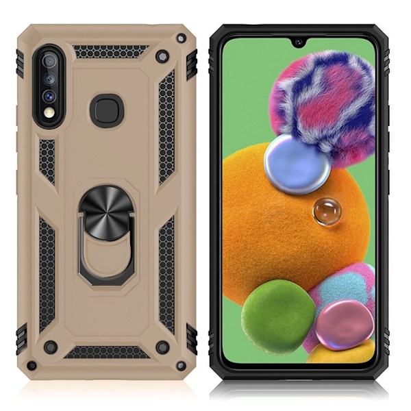 Bofink Combat Samsung Galaxy A70e Cover - Guld Gold