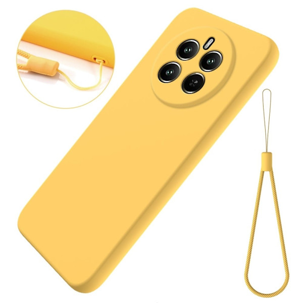 Matte Liquid Realme P1 Pro silikone cover - Gul Yellow