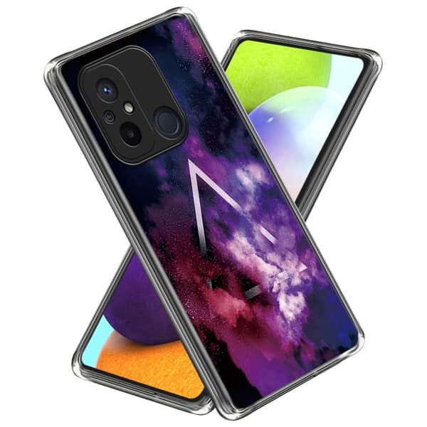 Deco Xiaomi Redmi 12C deksel - Trekant Og Trekant Purple