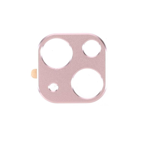 2Pcs iPhone 13 Mini / 13 aluminiumslegering + hærdet glas kameralinsebeskytter - Rødguld Pink