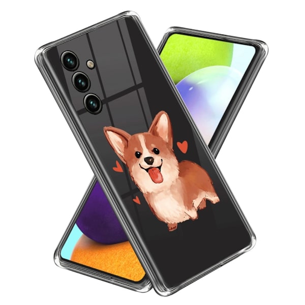 Deco Samsung Galaxy S23 FE deksel - Hund Brown