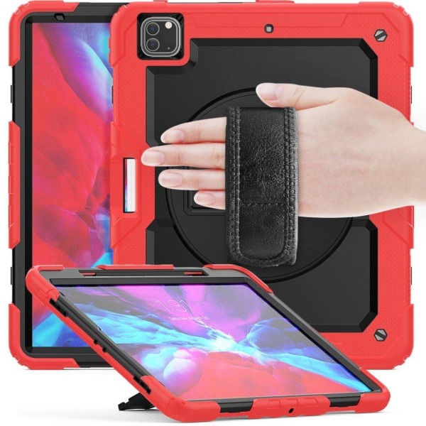iPad Pro 12.9 inch (2020) / (2018) 360 swivel combo case - Red Red