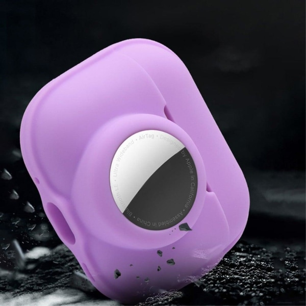 AirPods Pro 2 / AirTags silikonikotelo hihnalla - Musta Black
