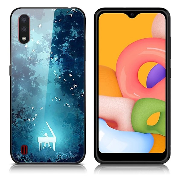 Fantasy Samsung Galaxy A01 cover - Piano og Mennesker Multicolor
