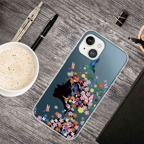 Deco iPhone 14 Plus skal - Skönhet multifärg