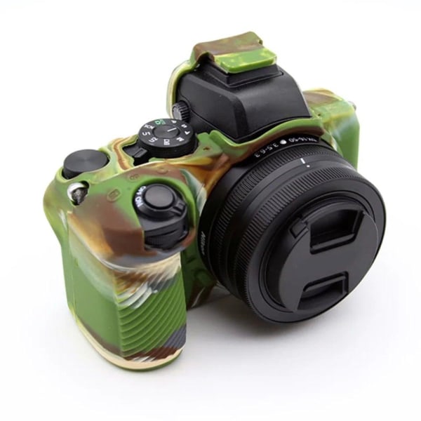 Nikon Z50 silicone cover - Camouflage Grön