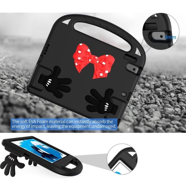 Samsung Galaxy Tab A8 10.5 (2021) sødt mini palmeformet cover - Sort Black