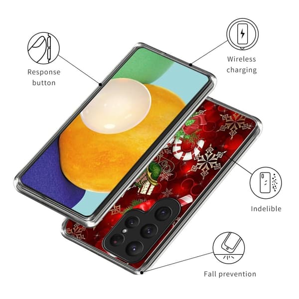 Vibe Samsung Galaxy S25 Ultra cover - Style A Red