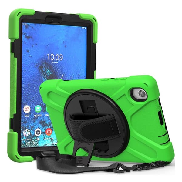 Lenovo Tab M8 360°-sving Silikon Etui - Grønn Green
